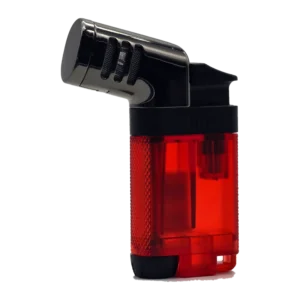 Palio Pistola Pistola Zigarrenfeuerzeug mit Doppelflamme, PALIO PISTOLA, Double Jet-Flame, rot (PALPISRD)