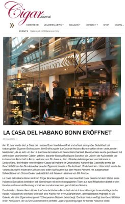2023.05.28 - Cigar Journal - Eröffnung LCDH Bonn